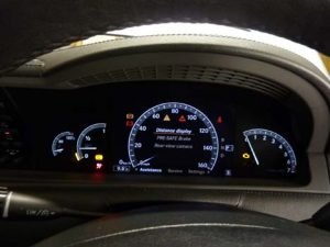 Mercedes S Class W221/CL W216 Instrument dashboard cluster changed to AMG_8